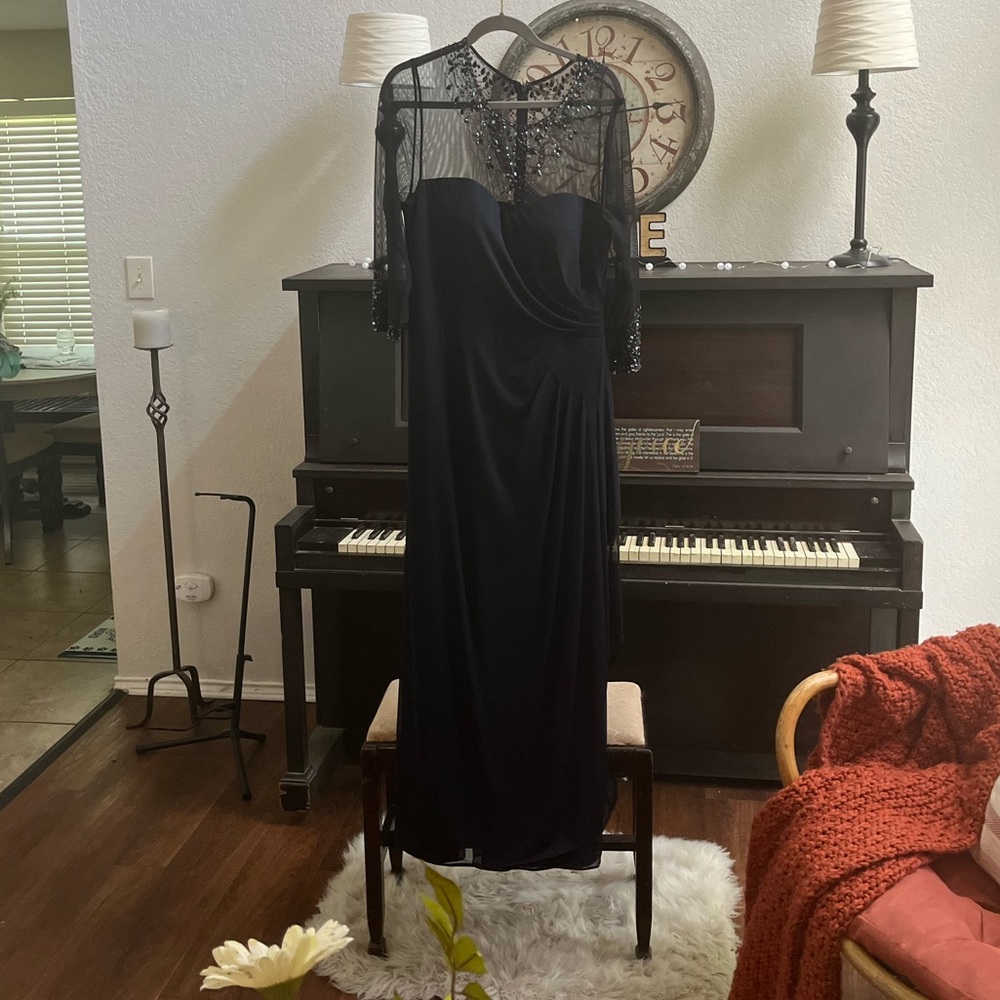 PATRA navy blue evening dress Size 18